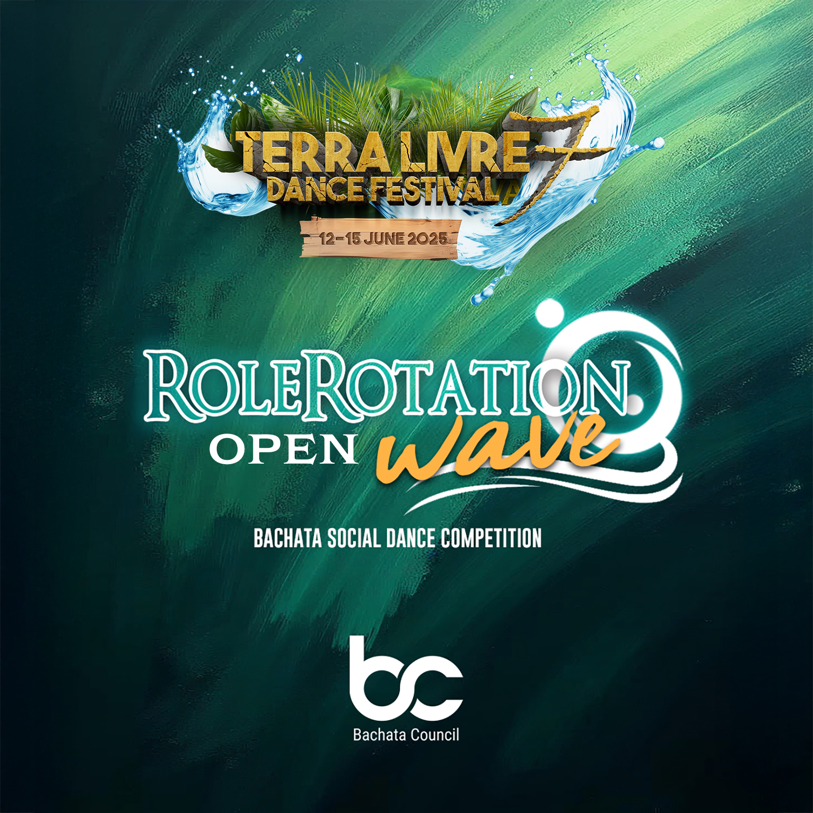 Rolerotation Wave Social Dance Competition Bachata Council both roles