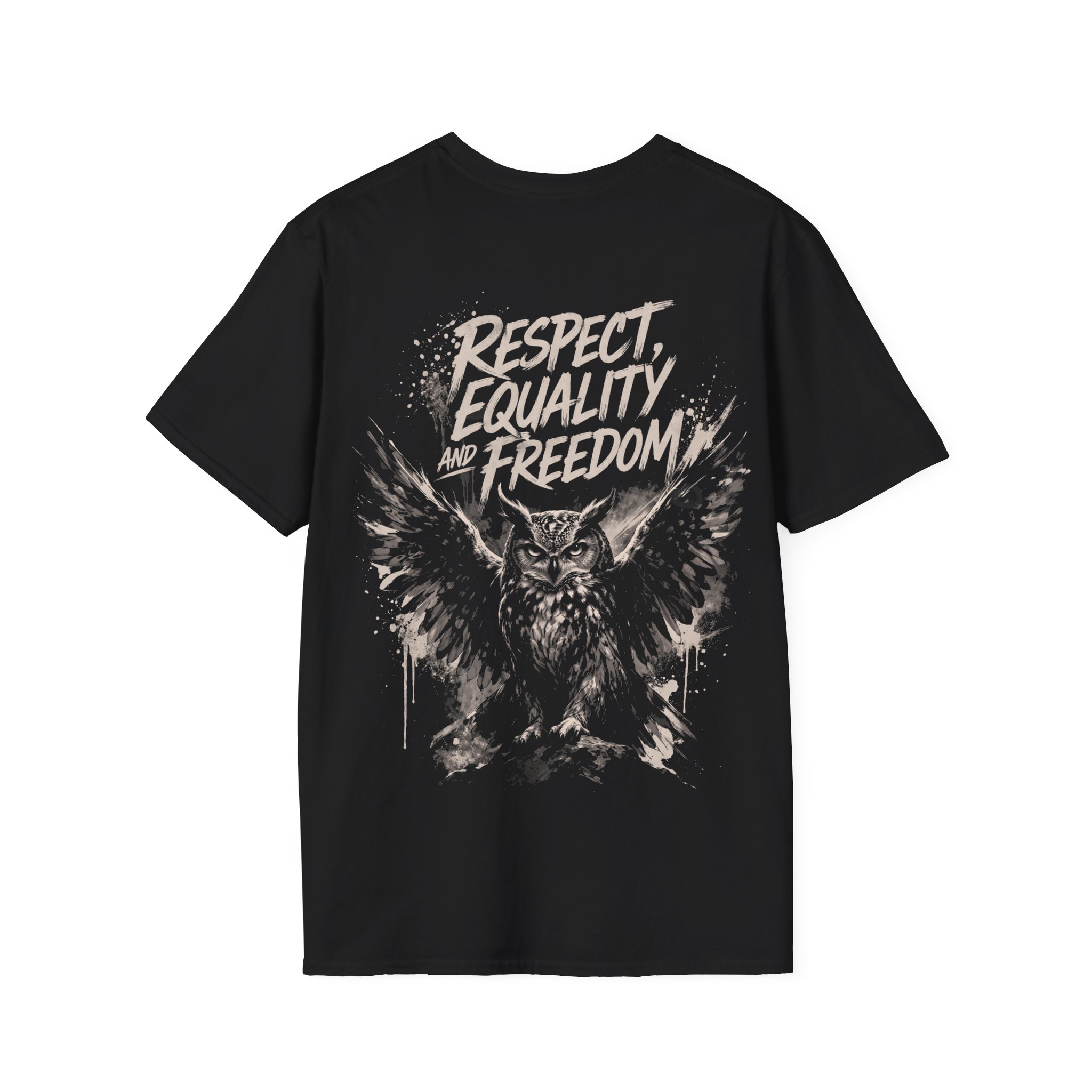 Respect, Equality and Freedom Owl T-Shirt