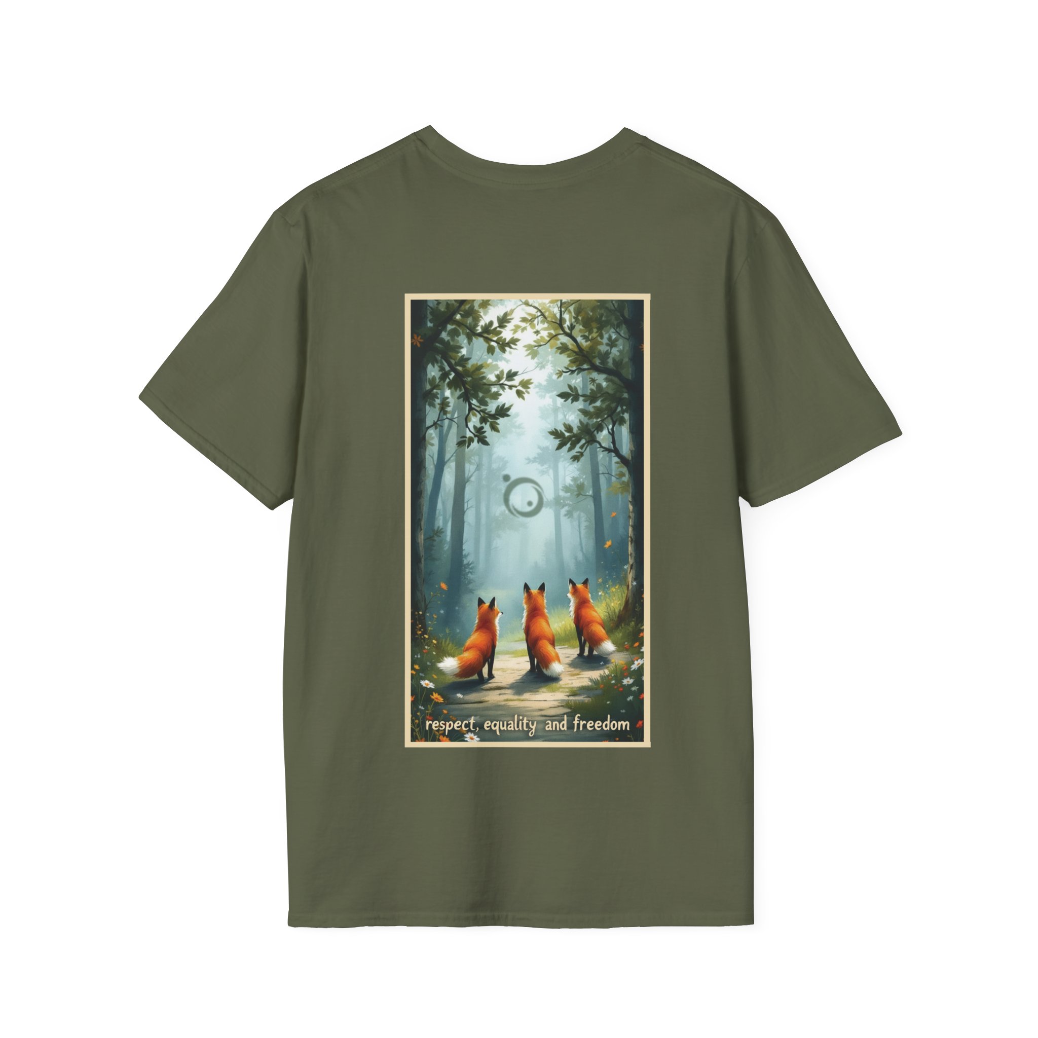 Respect, Equality and Freedom Foxes T-Shirt - Image 14